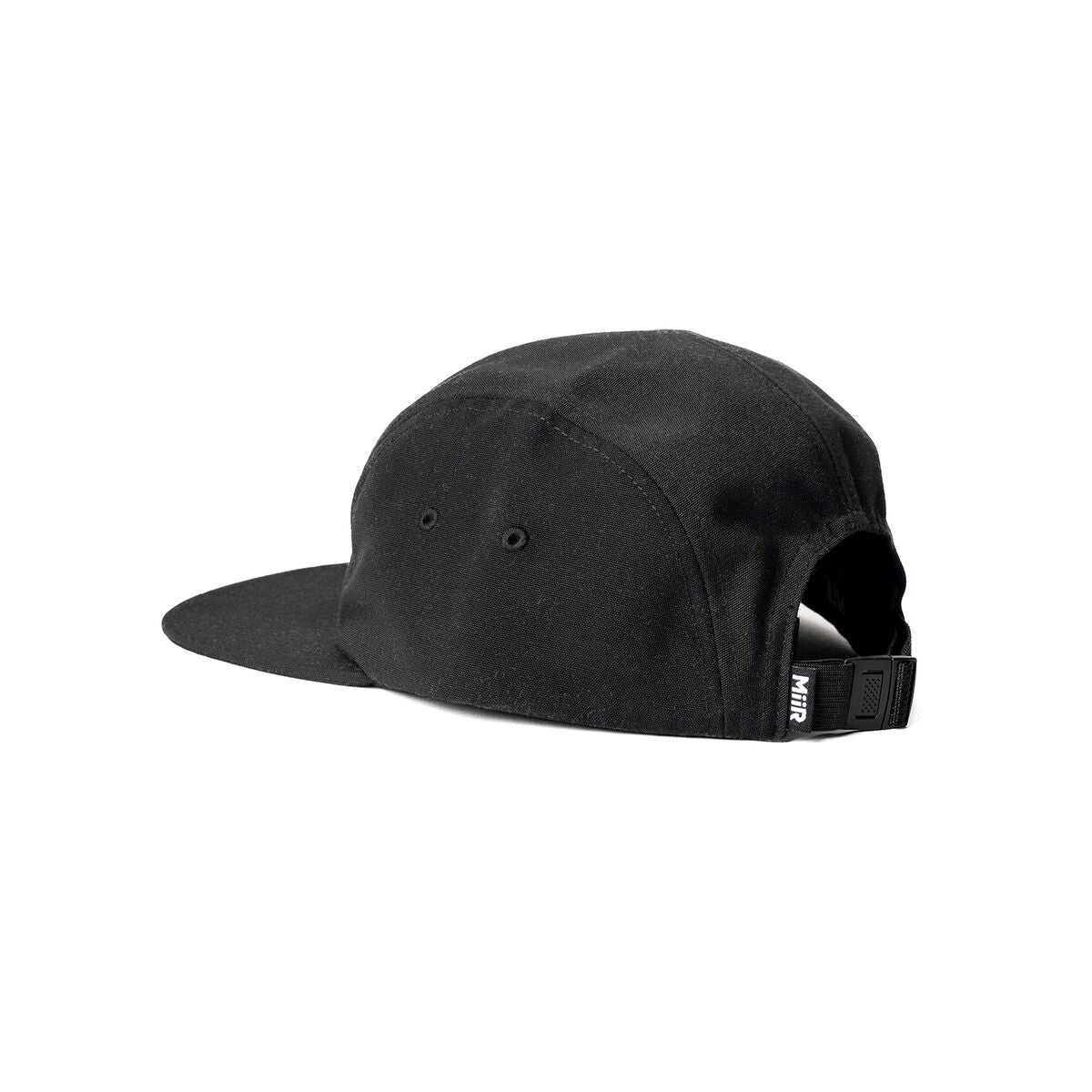 recycled-poly-flat-brim-5-panel-hat-q1 WebPDP-FlatBrim5PanelHat_Studio_Back_Black__HAT003002OS.jpg
